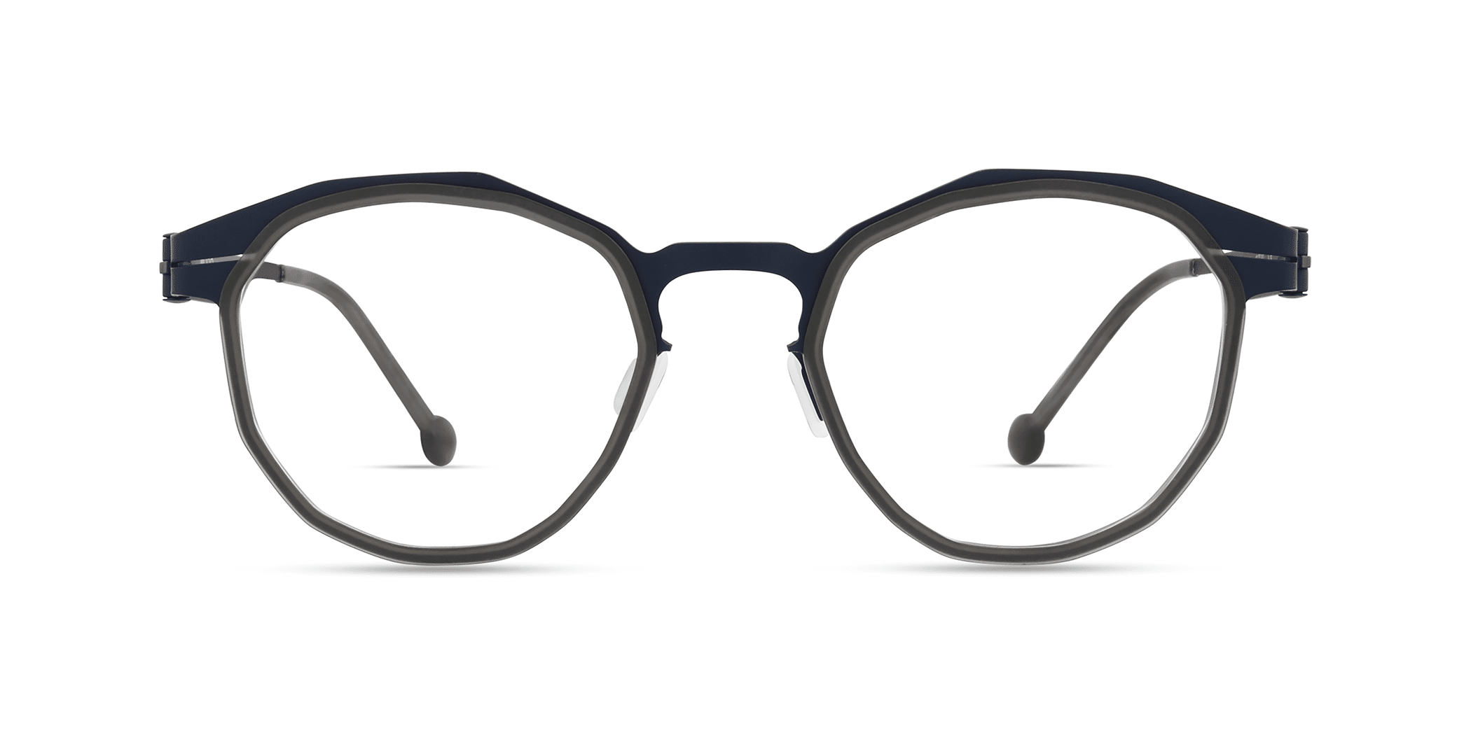Modo NAVIGLI irregular eyeglasses in Grey/Navy