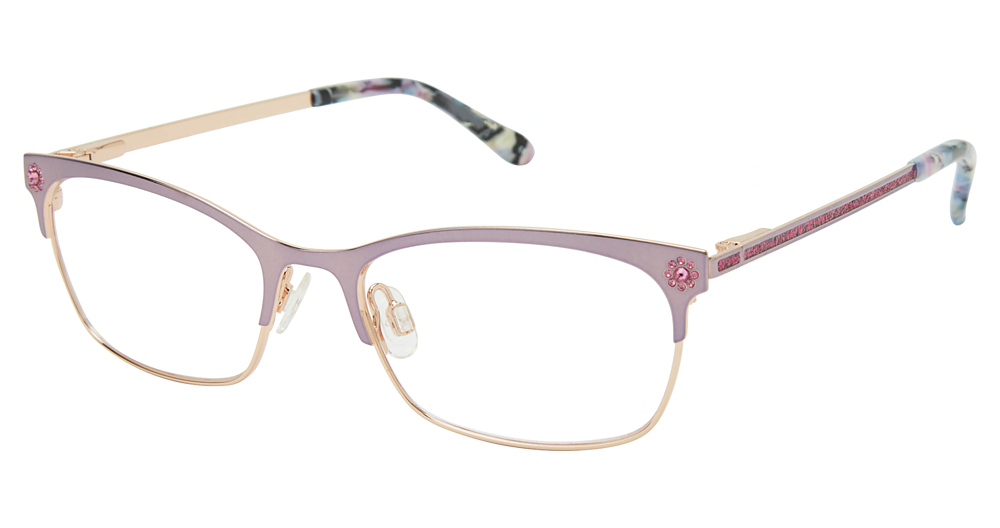lavender/rose gold