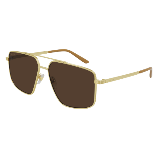 Gucci GG0941S aviator sunglasses in Gold Gold Brown/Solid Brown