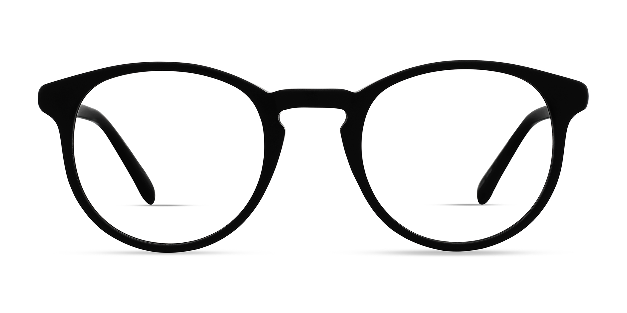Modo 6527 round eyeglasses in Matte Black