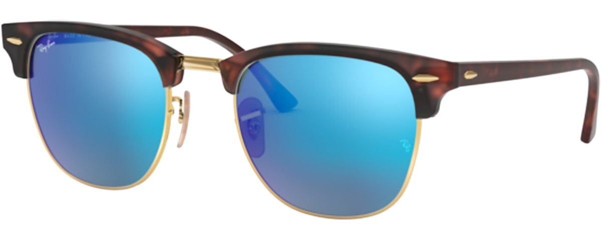SAND HAVANA ON ARISTA / GREY MIRROR BLUE