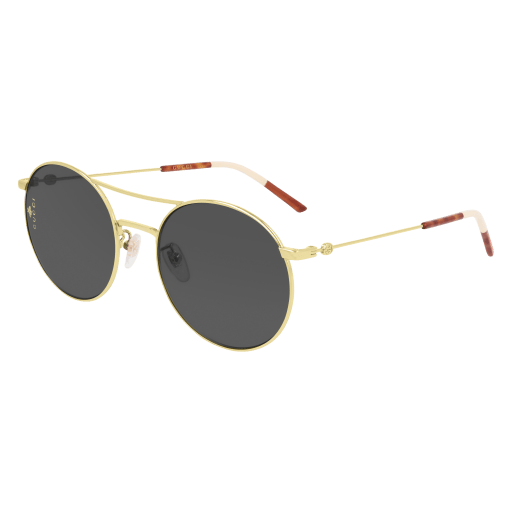 Gucci GG0680S round sunglasses in Gold Gold Grey/Nylon