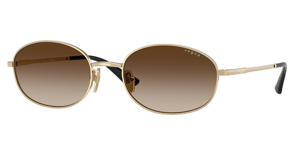 PALE GOLD / GRADIENT DARK BROWN