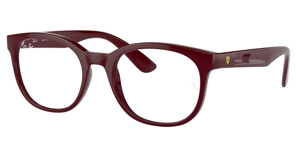 Ray-Ban RX7231M round eyeglasses in Dark Red