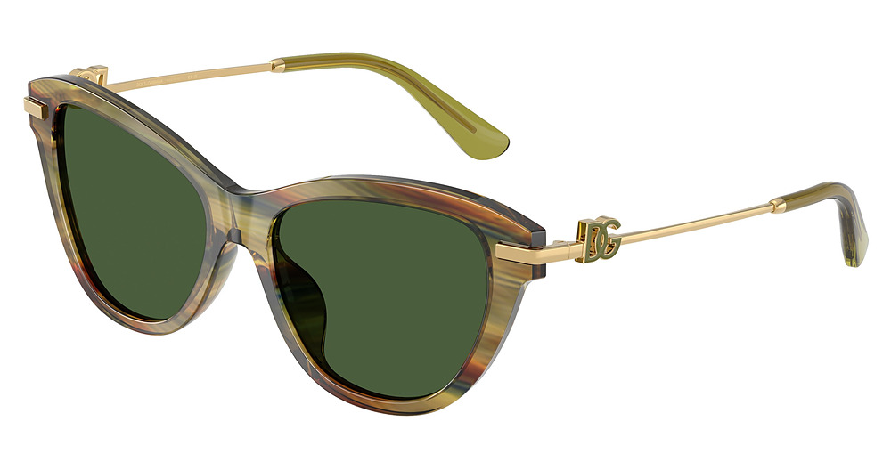 STRIPED GREEN TRANSPAREN / DARK GREEN