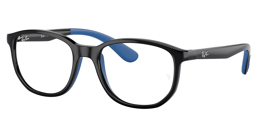BLACK ON RUBBER BLUE