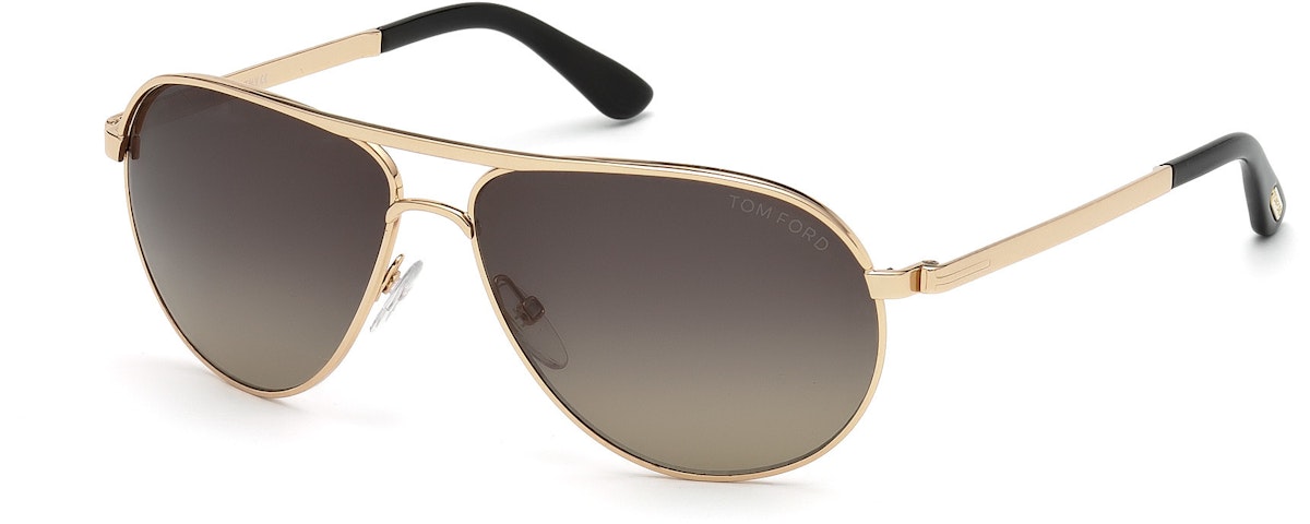 Shiny Rose Gold / Polarized Grey Lenses