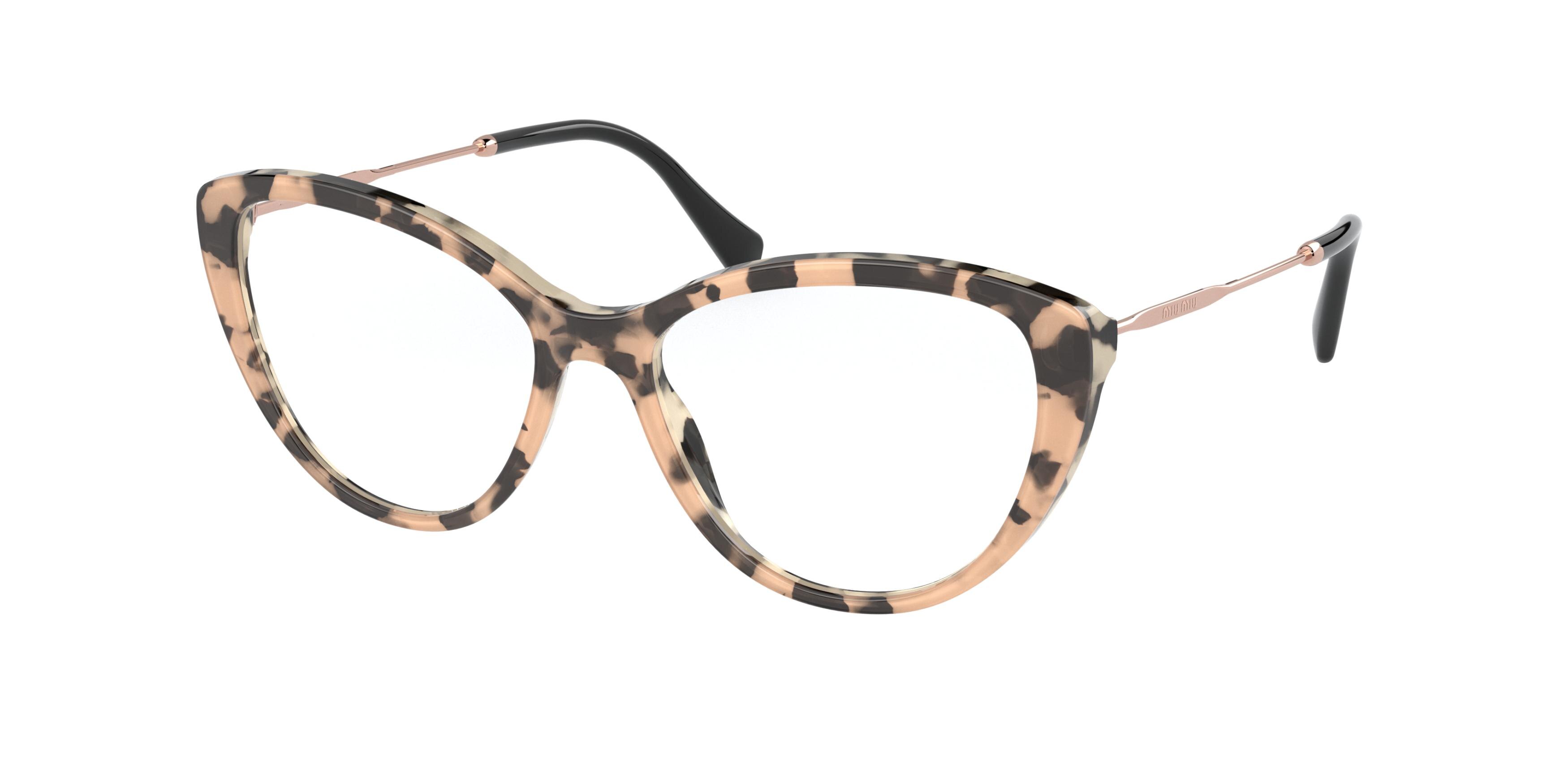 Miu Miu MU 02SV cateye eyeglasses in Havana