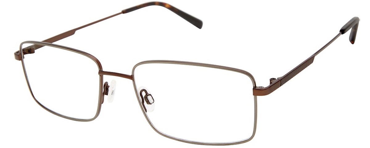 gunmetal/brown