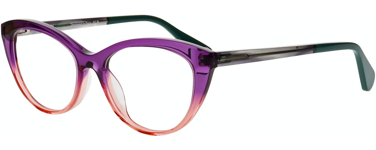 GRADIENT PLUM TO ORANGE