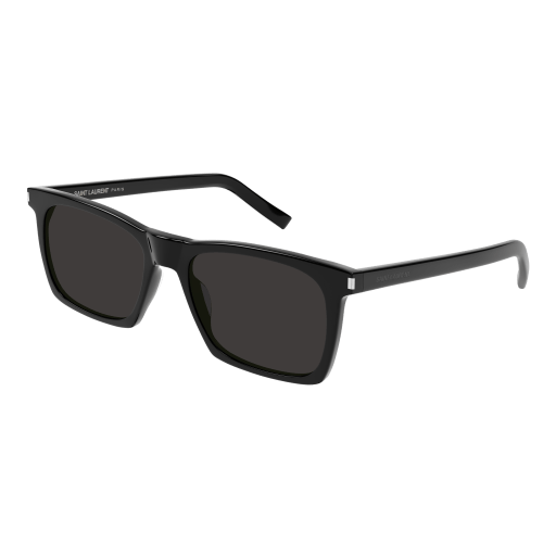 Saint Laurent SL 559 rectangle sunglasses in Black Black Black/Black