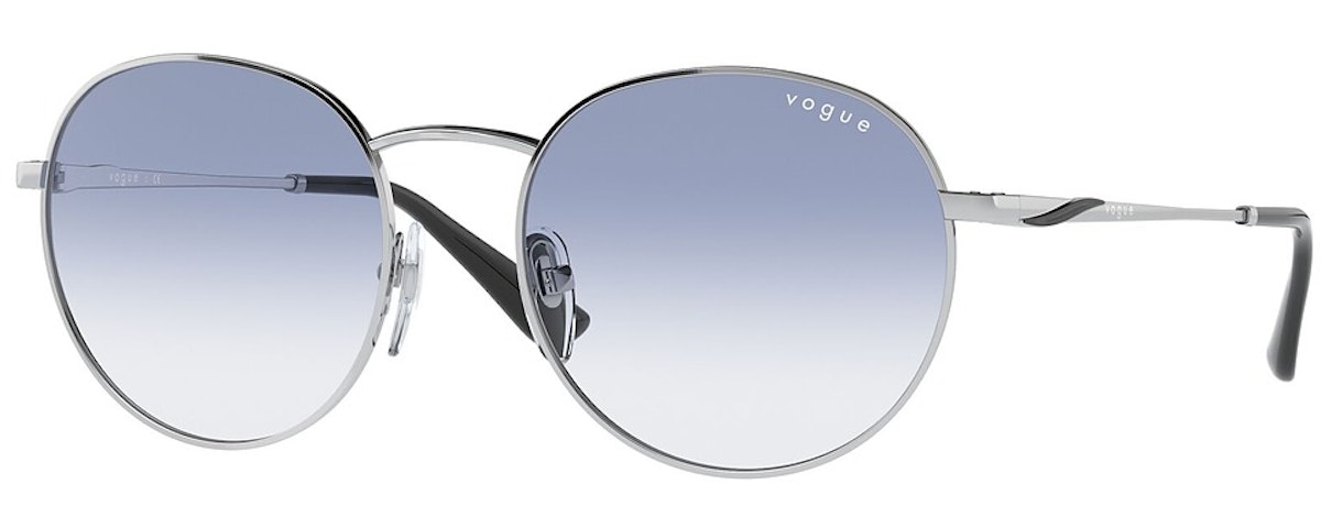 SILVER / CLEAR GRADIENT LIGHT BLUE