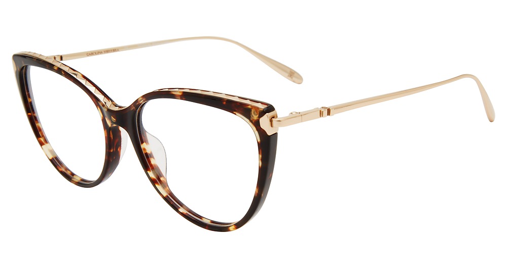 Carolina Herrera VHN068M cateye eyeglasses in Tortoise 0909