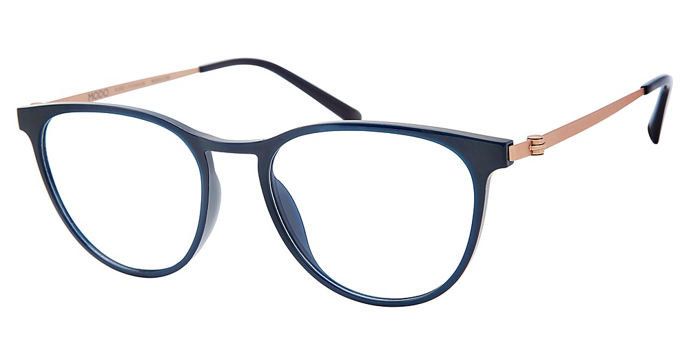 Modo 7019 round eyeglasses in Dark Navy