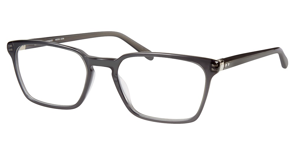 Modo 6525 rectangle eyeglasses in Dark Crystal Grey