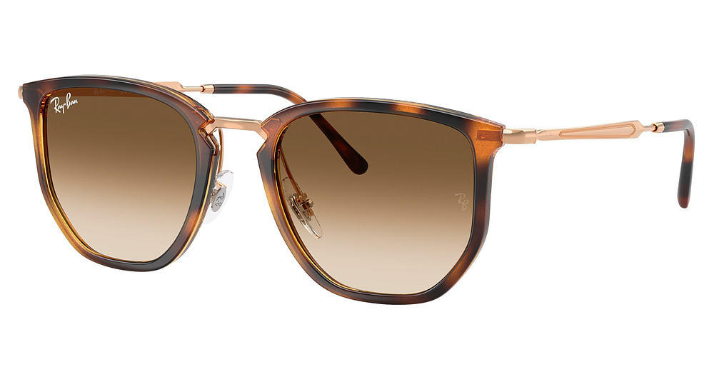 Ray-Ban RB4451 sunglasses in Transparent Orange/Clear Gradient Brown
