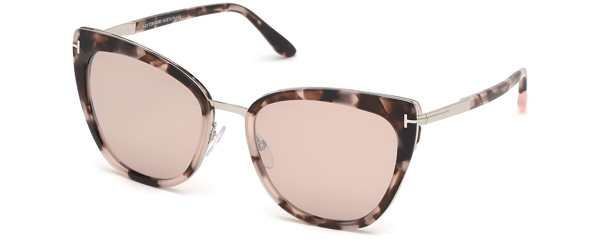 coloured havana / brown mirror