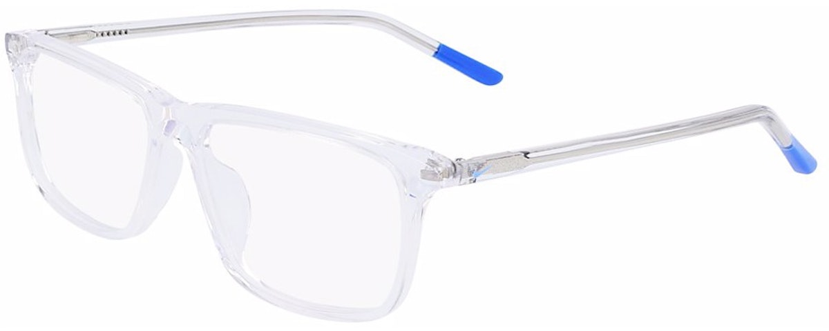 CLEAR/RACER BLUE