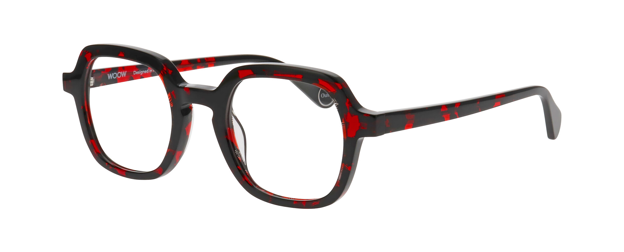 TRANSPARENT GRANITE RED BLACK