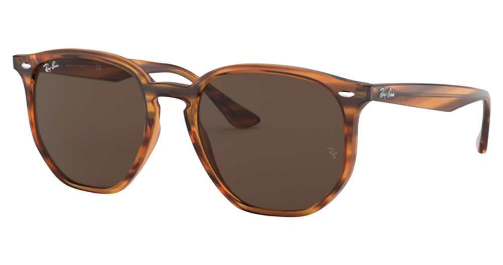 STRIPED RED HAVANA / DARK BROWN