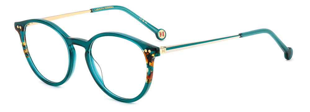 Carolina Herrera HER 0166 round eyeglasses in Greenhava