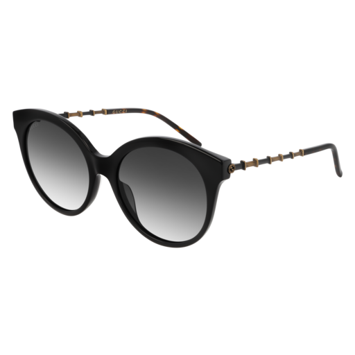 Gucci GG0653S round sunglasses in Black