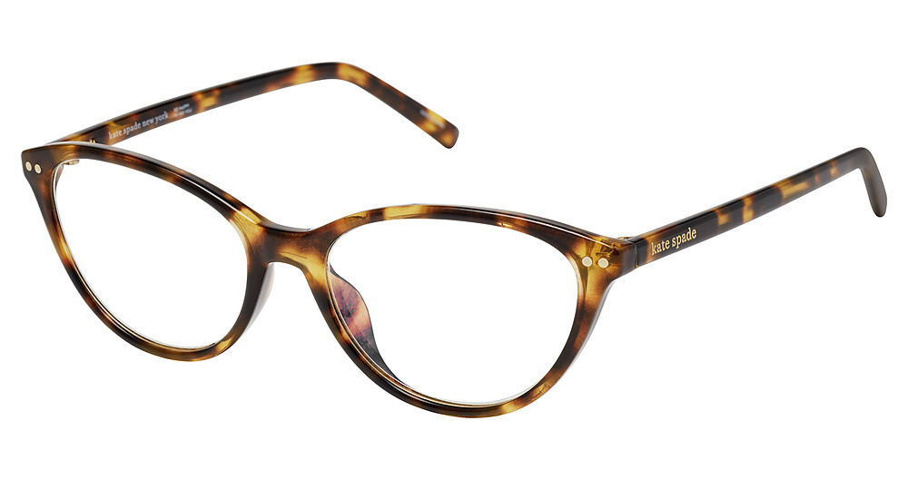 Kate Spade ROANNE/BB cateye eyeglasses in Hvna Gold