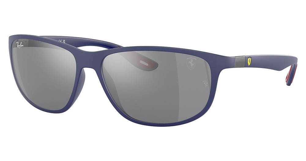 MATTE BLUE / GREY MIRROR SILVER