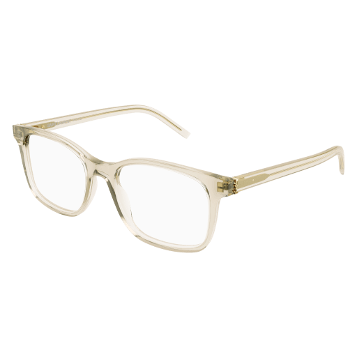 Saint Laurent SL M120 round eyeglasses in Nude