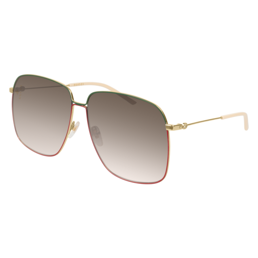 Gucci GG0394S aviator sunglasses in Gold