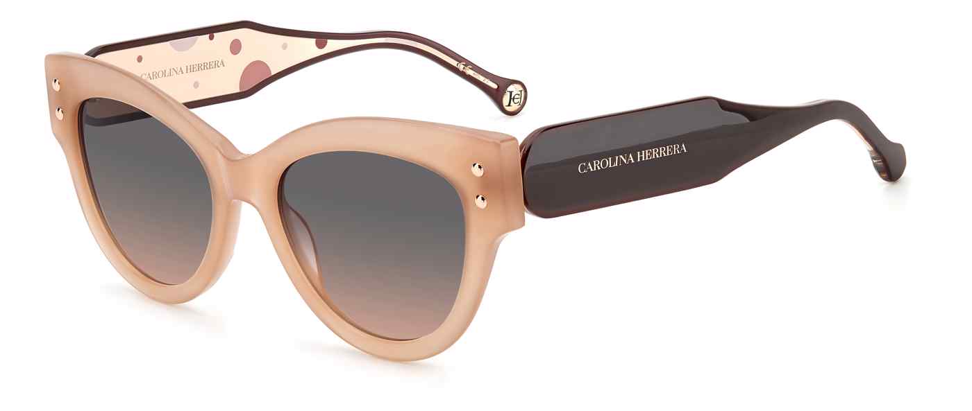 Carolina Herrera CH-0009/S cateye sunglasses in Nude