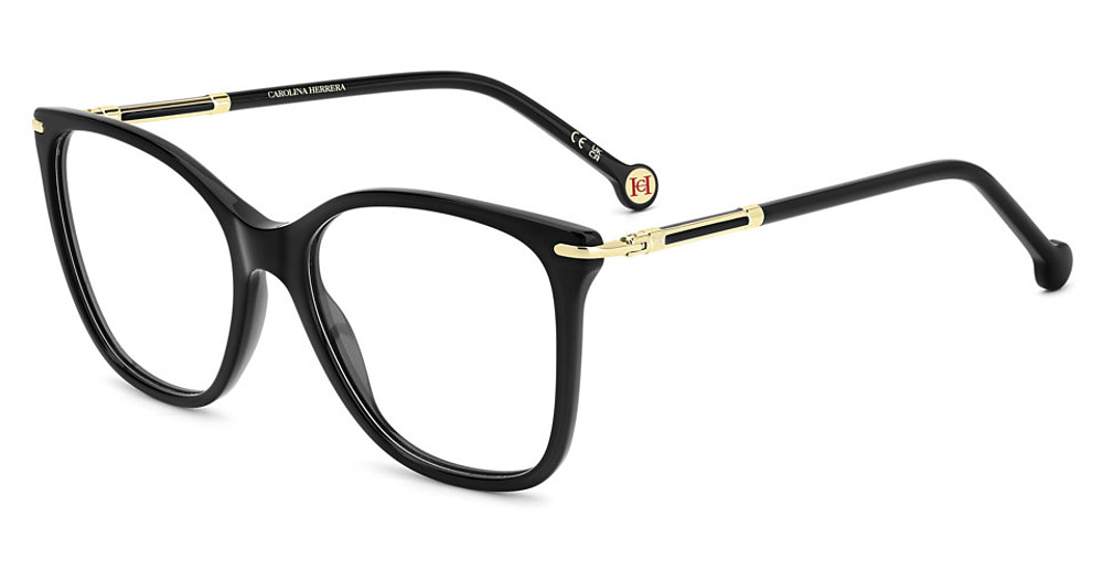 Carolina Herrera HER 0270 rectangle eyeglasses in Black