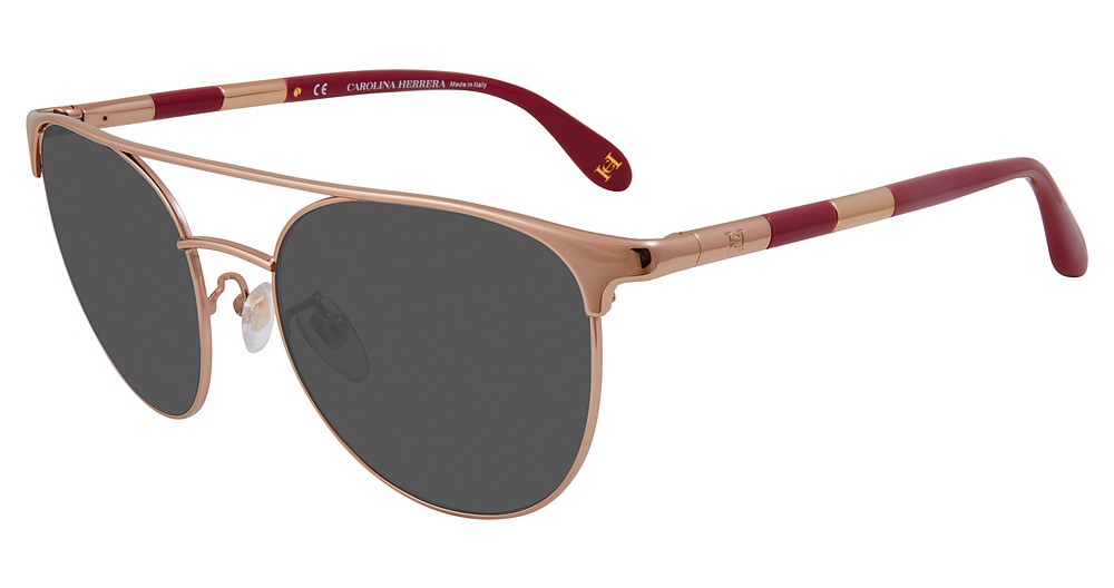 Carolina Herrera SHN051M round sunglasses in Brown 08 Fe