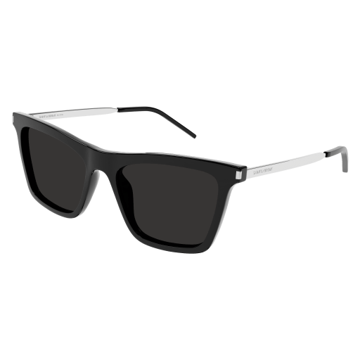 Saint Laurent SL 511 cateye sunglasses in Black Silver Black/Black