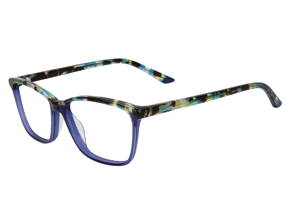 Teal Tortoise/Indigo