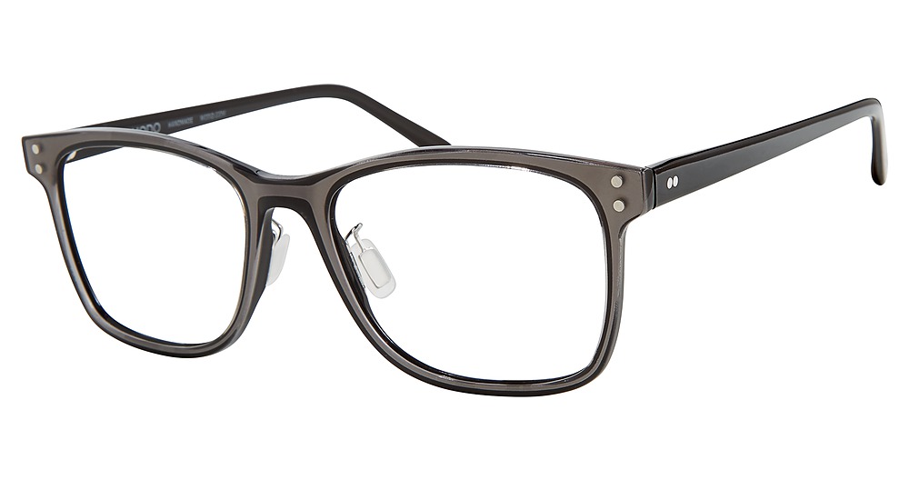 Modo 6618 square eyeglasses in Grey Black