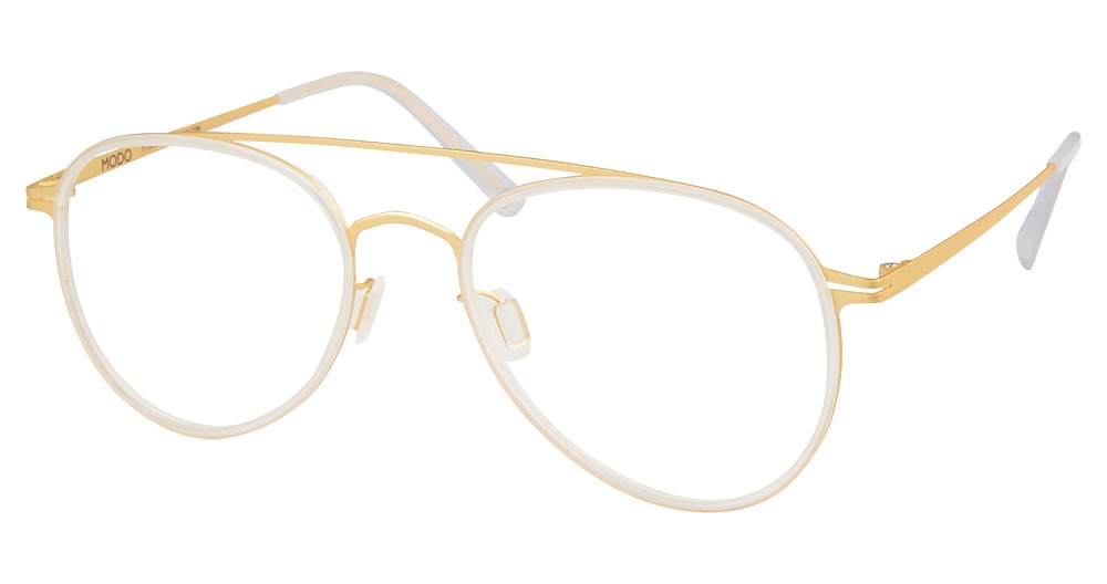 Modo 4411 aviator eyeglasses in Crystal