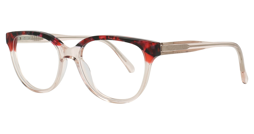 Blush Crystal w/Red Tortoise