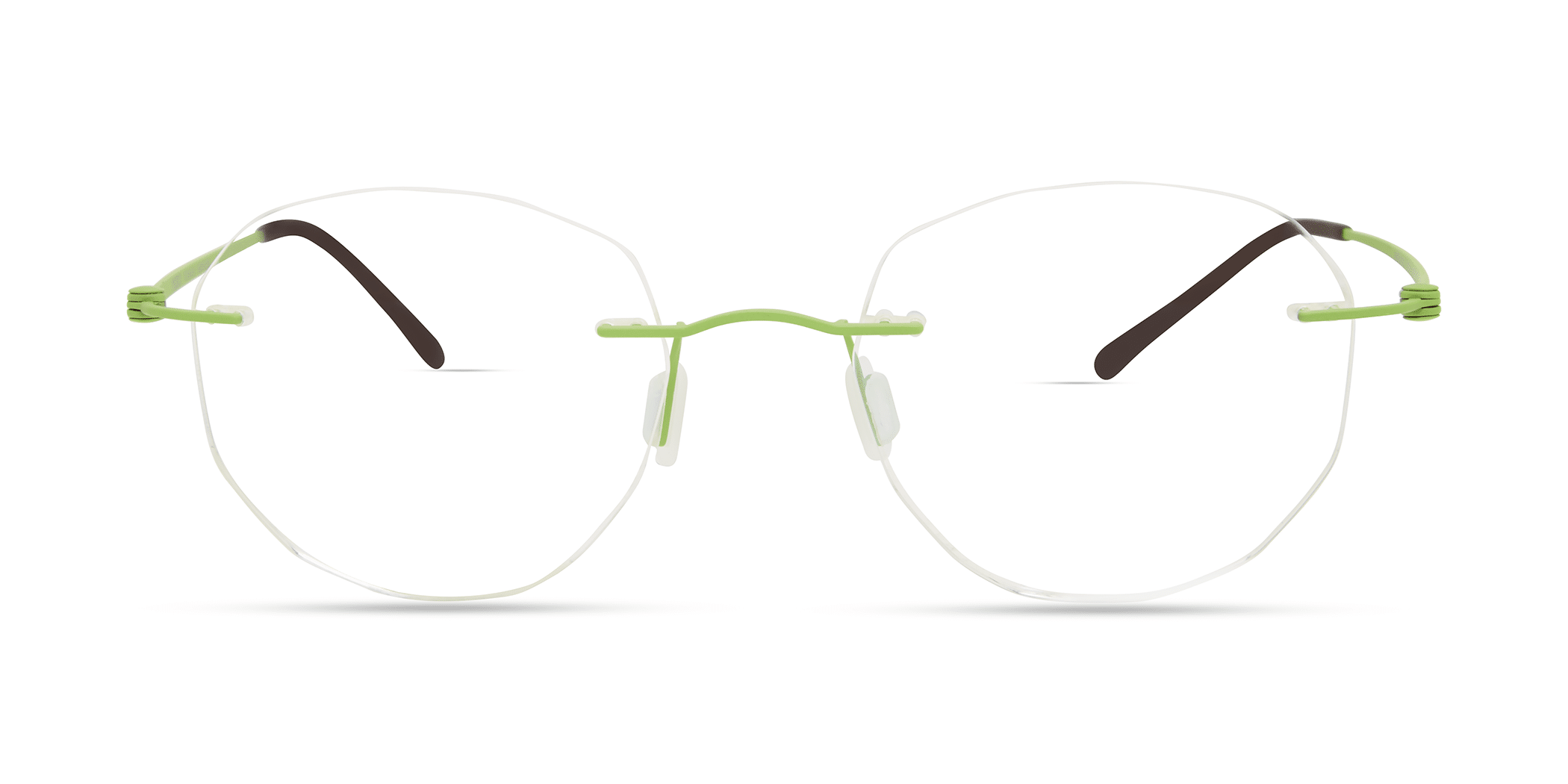 Modo 4610 round eyeglasses in Fluo Green