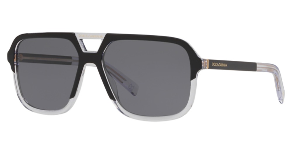 TOP BLACK ON CRYSTAL / DARK GREY