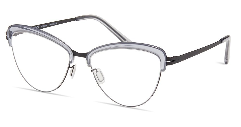 Modo 4531 cateye eyeglasses in Crystal Grey