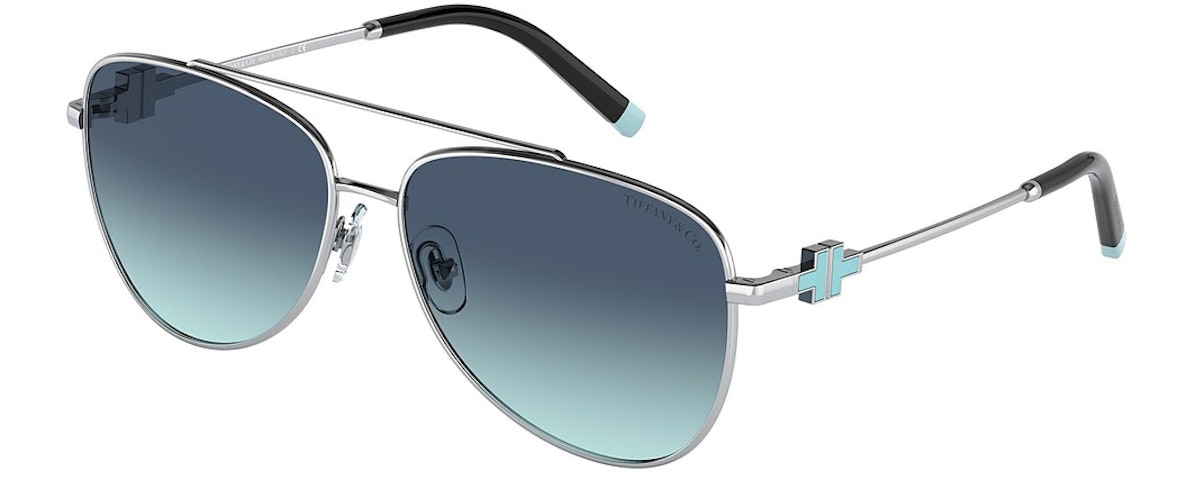 SILVER / AZURE GRADIENT BLUE