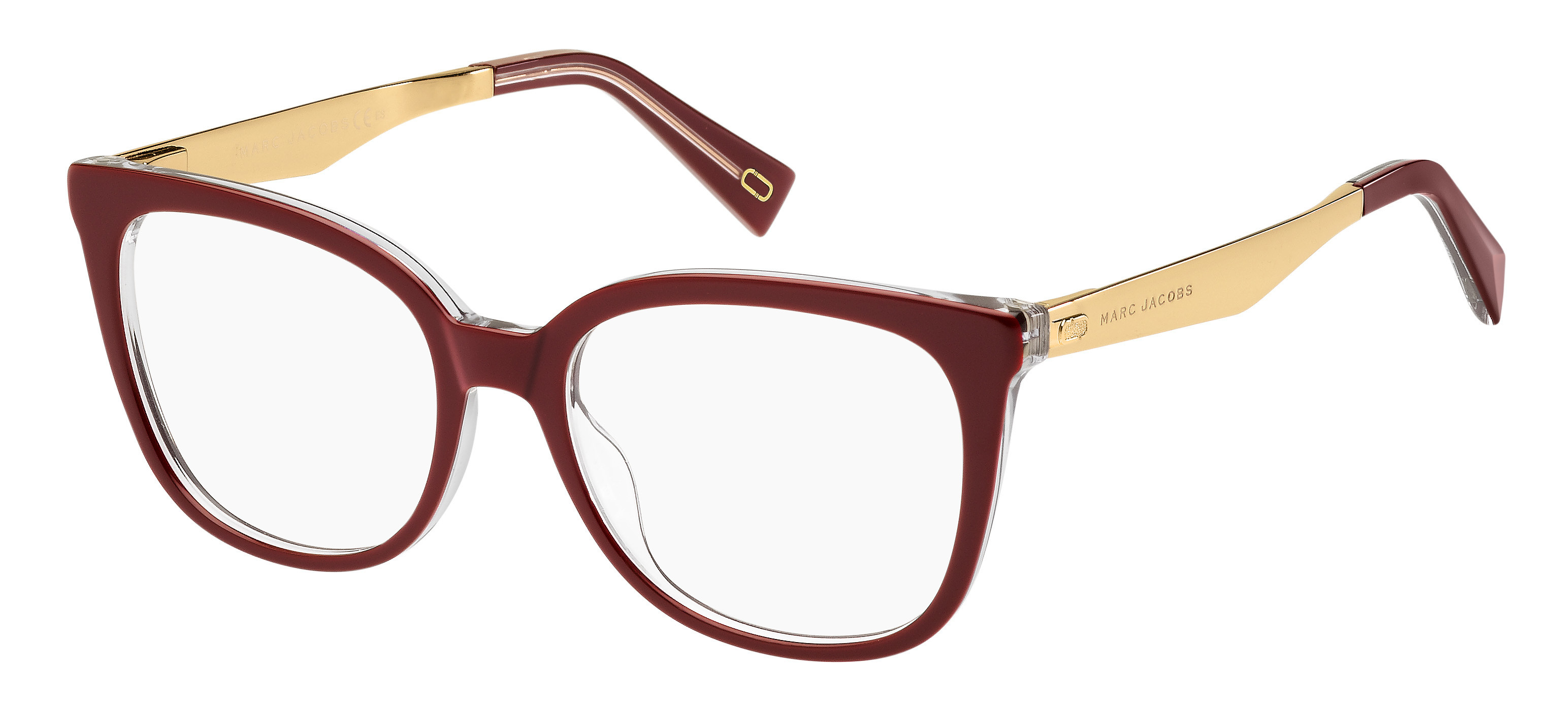 Marc Jacobs Marc 207 rectangle eyeglasses in Opal Burgundy