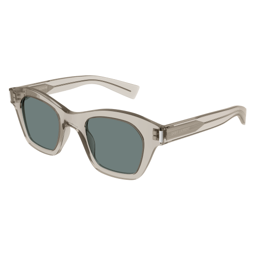 Saint Laurent SL 592 rectangle sunglasses in Beige/Green