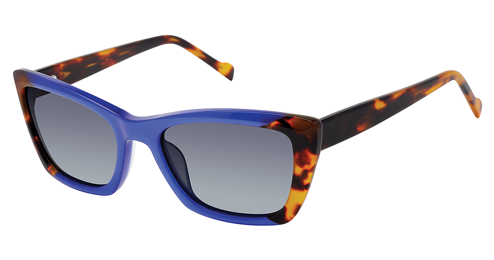 BLUE/TORTOISE / GREY GRADIENT