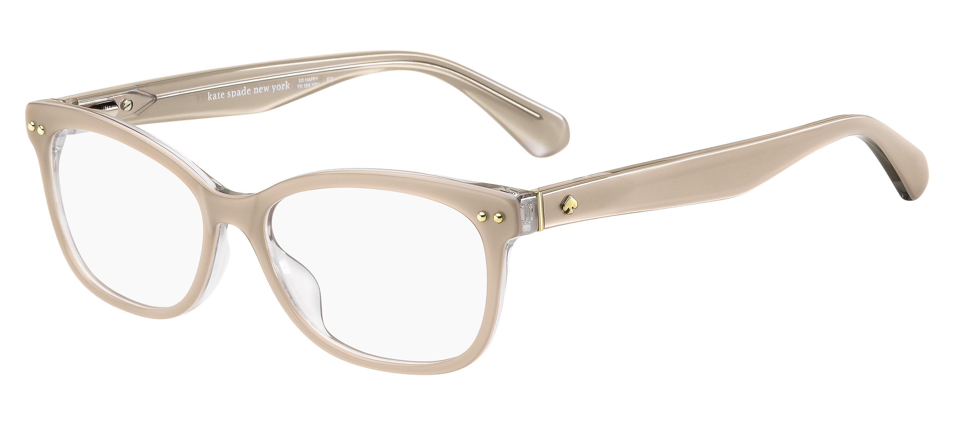 Kate Spade Bronwen square eyeglasses in Grey