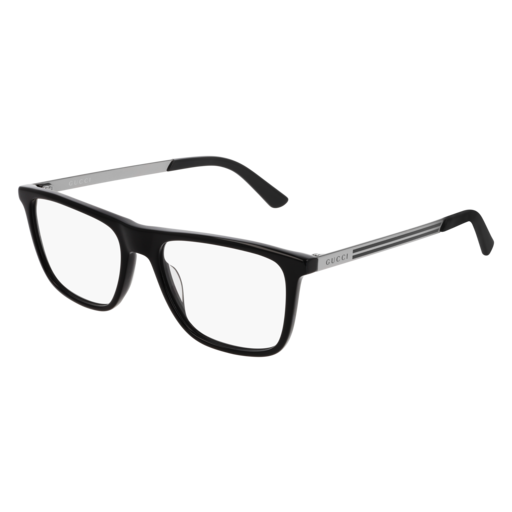 Gucci GG0691O rectangle eyeglasses in Ruthenium