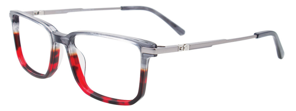 Crystal Grey & Red / Steel