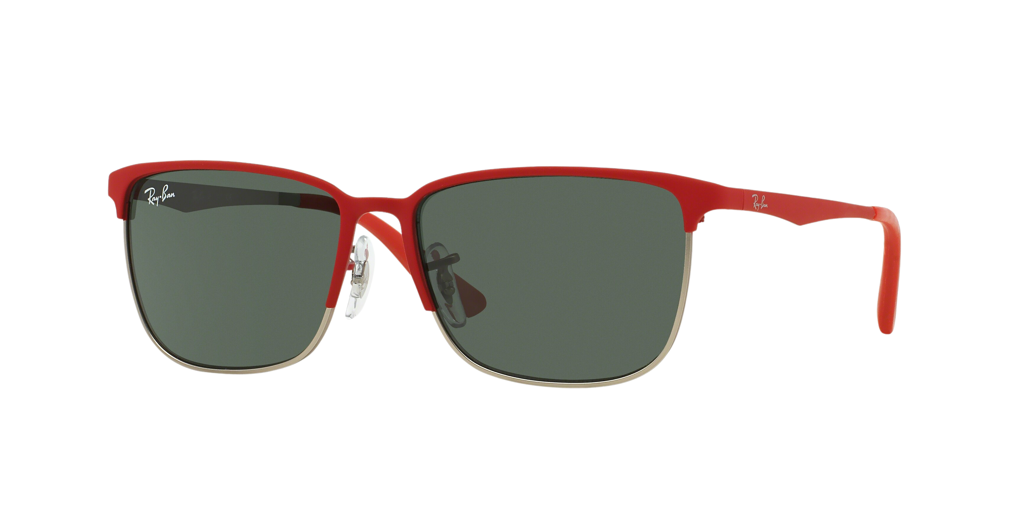 TOP MATTE RED ON SILVER