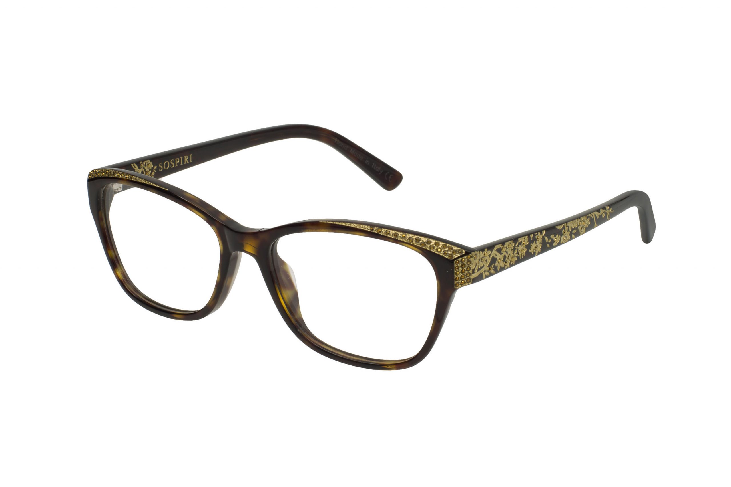 Tortoise with metallic bronze crystals and gold laserwork